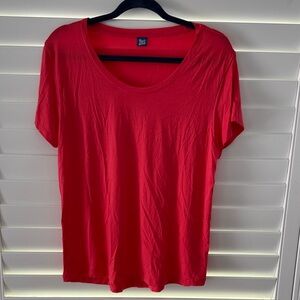 Vibrant Tropical Nectar (dark pink) Scoop Neck Tee